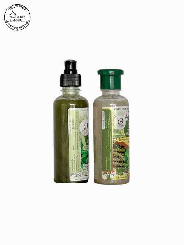แชมพู-ครีมนวดผม สมุนไพรฟ้าทะลายโจร